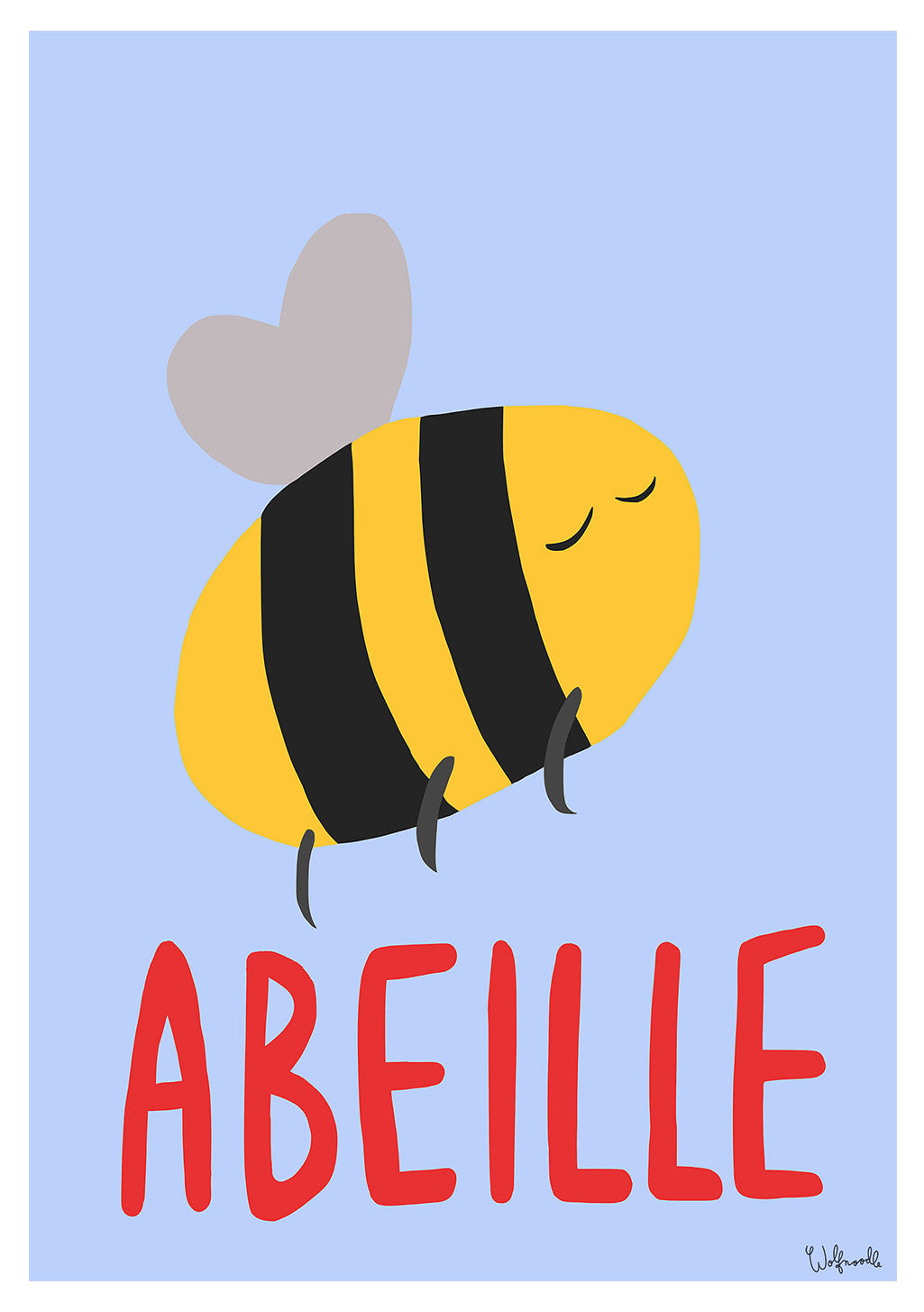 affiche-animaux-wolfnoodle-abeille-1