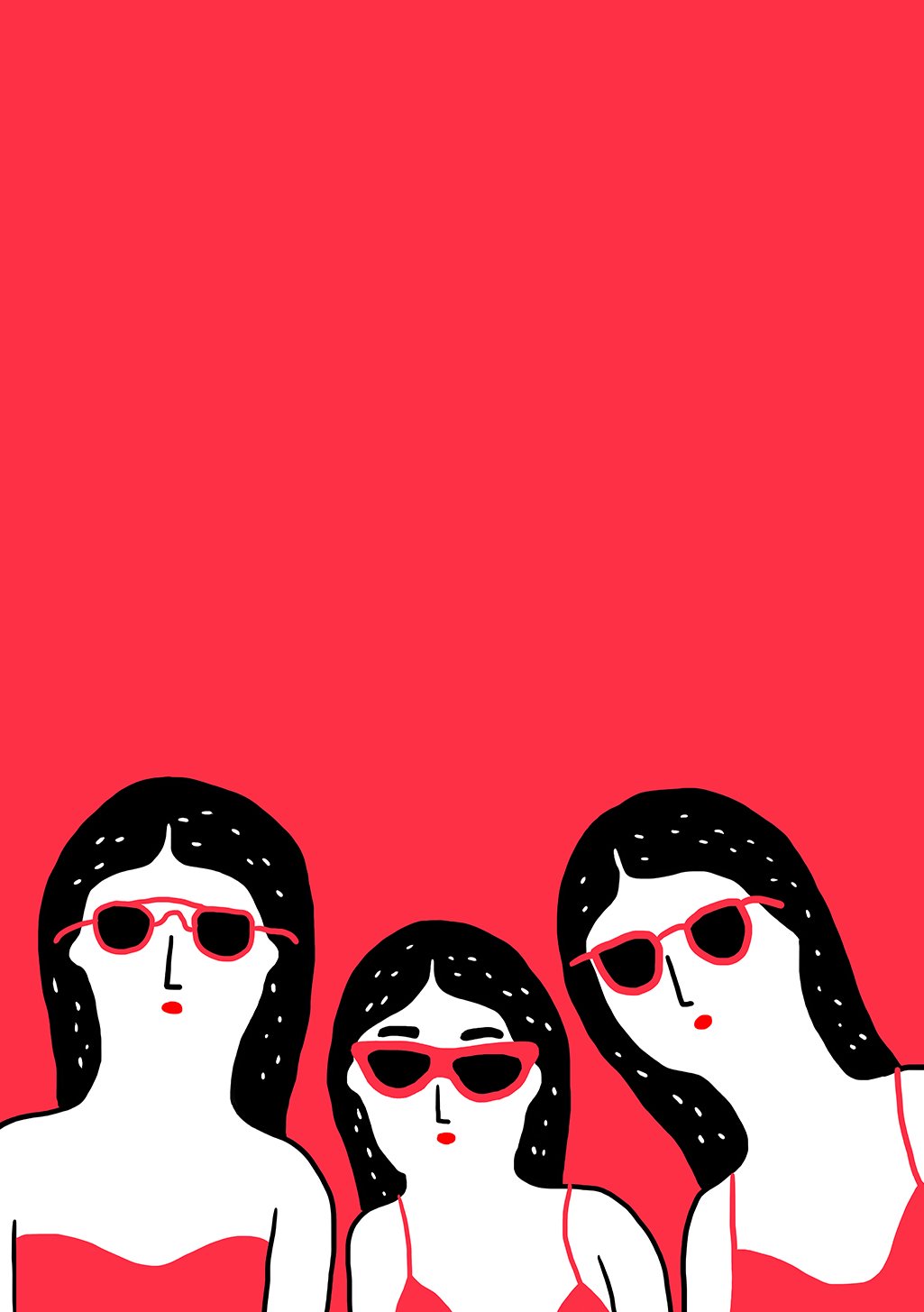 Affiche Team Glasses - Agathe Sorlet