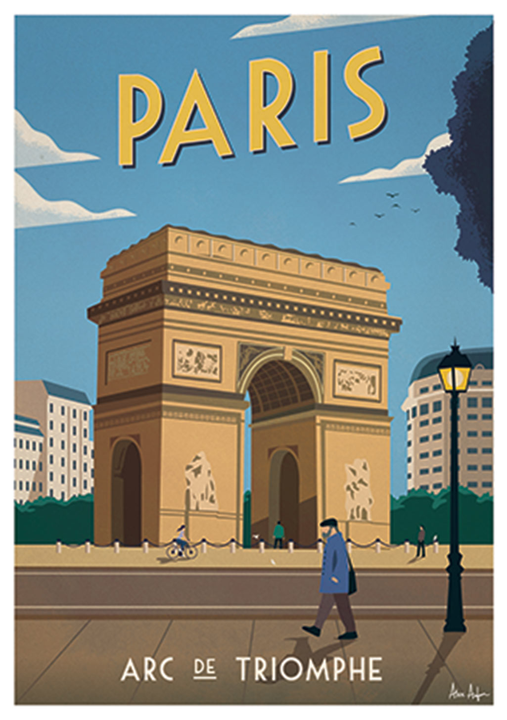 affiche-paris-alex-asfour-arc-de-triomphe-1