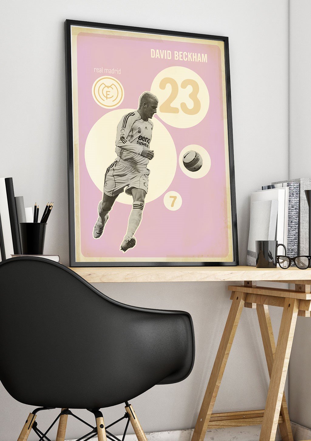 Poster David Beckham Real Madrid 23