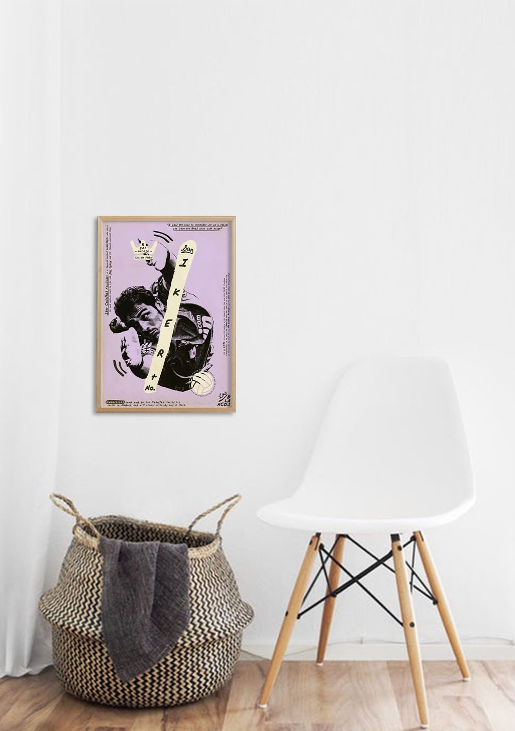 Poster violet homme guitare musique texte