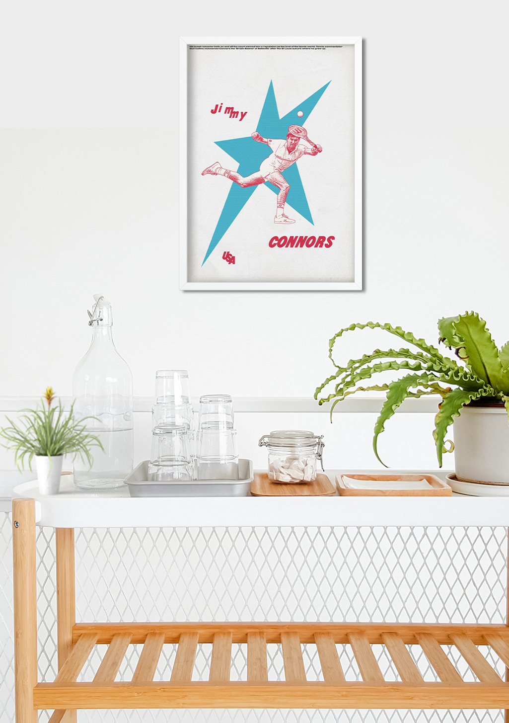 Poster de Jimmy Connors tennis star