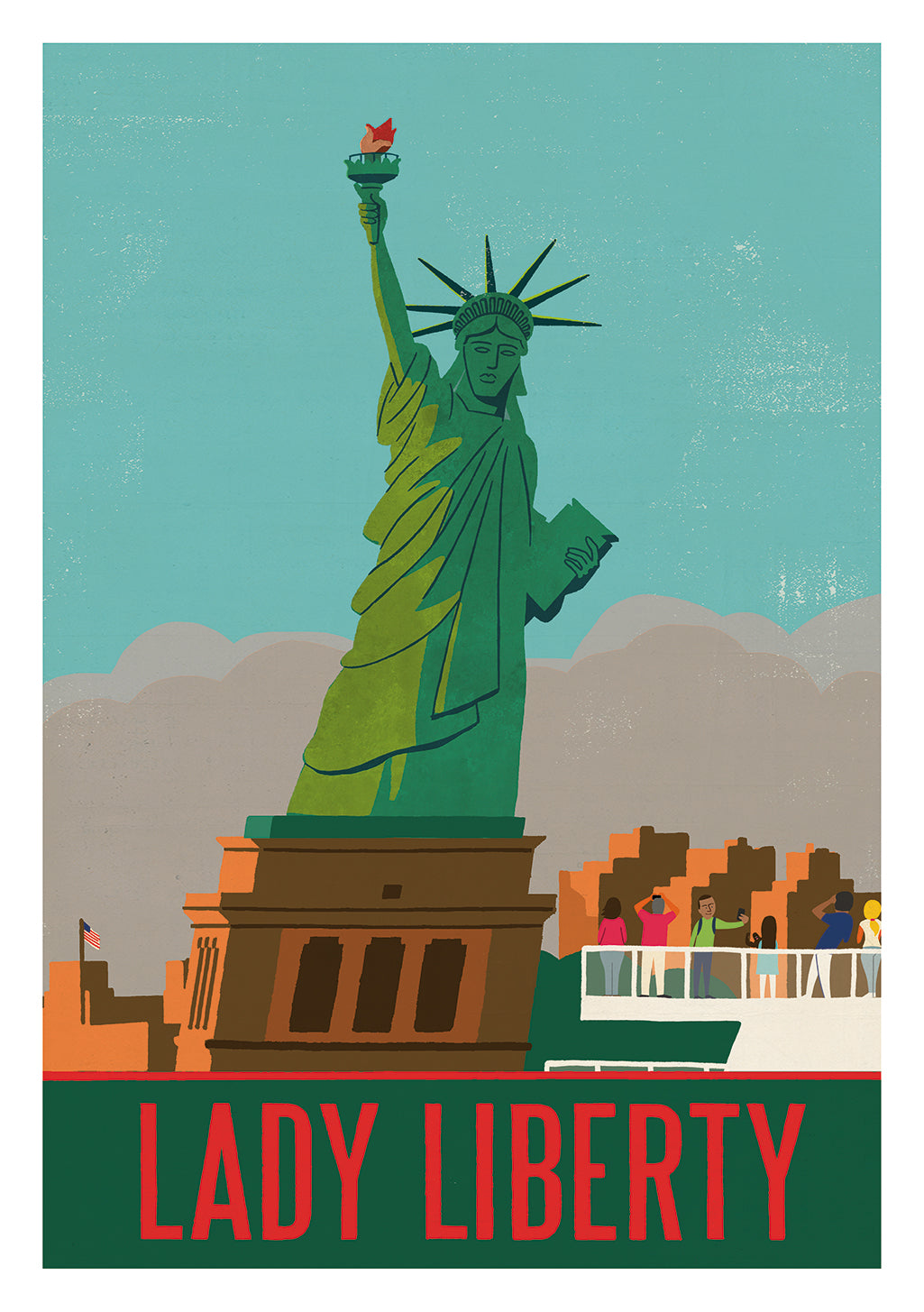 affiche-new-york-paul-thurlby-lady-liberty-1