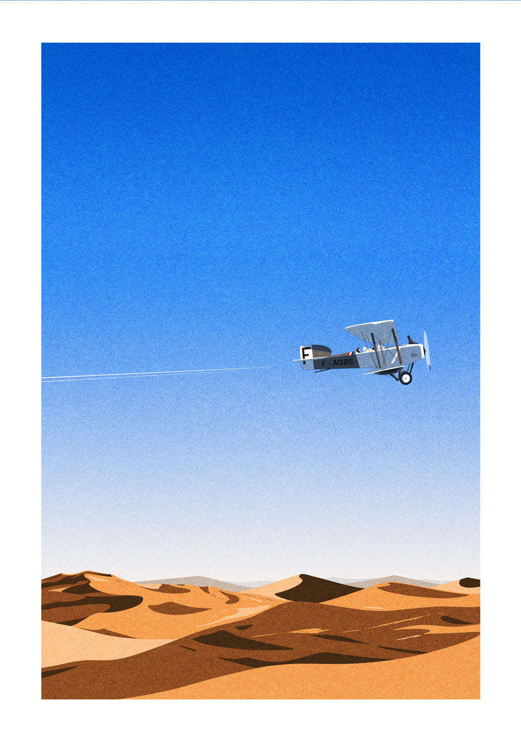 affiche-voyage-julie-guillem-laeropostale-sahara-1