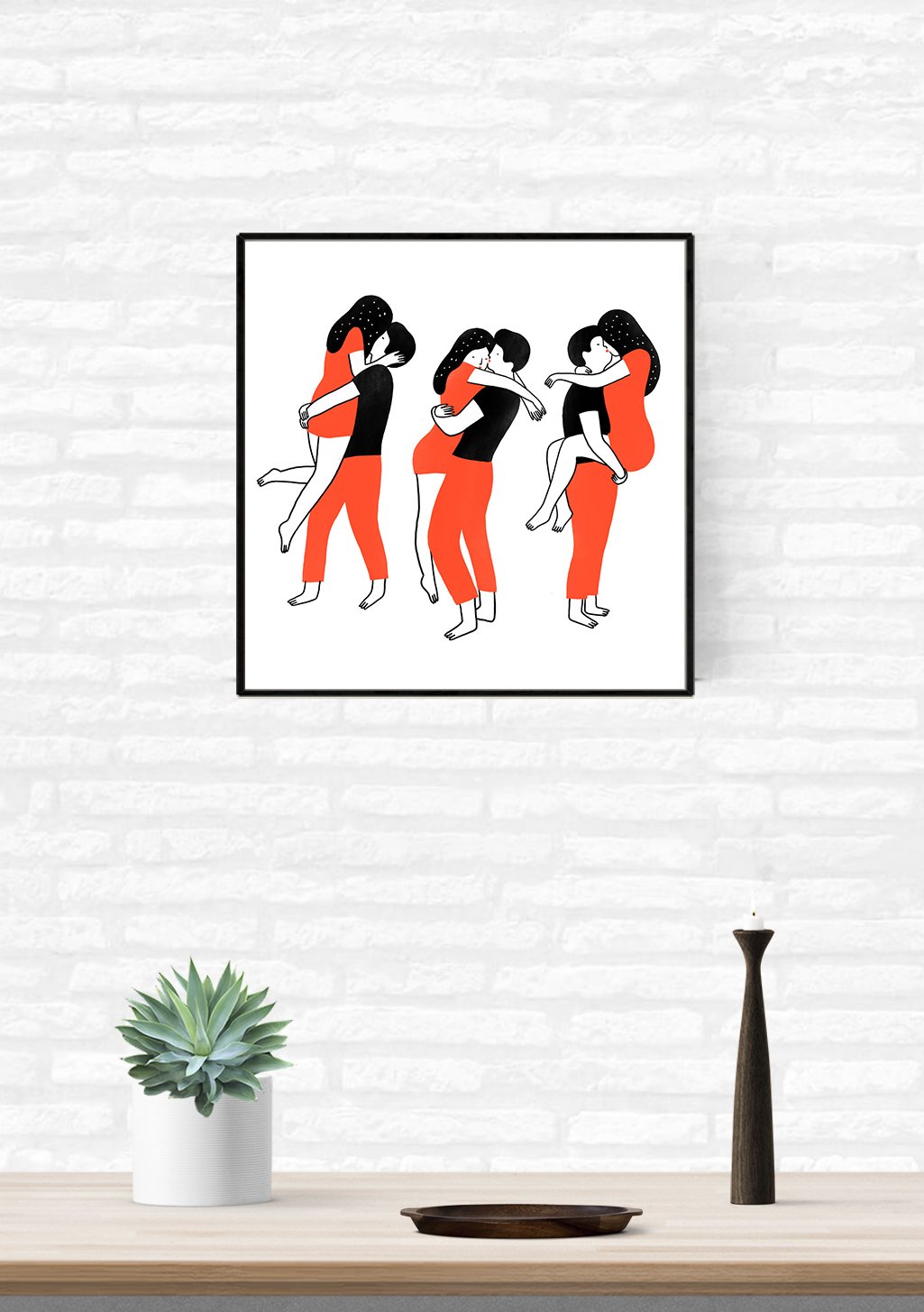 Illustration de groupe de personnes dansant
