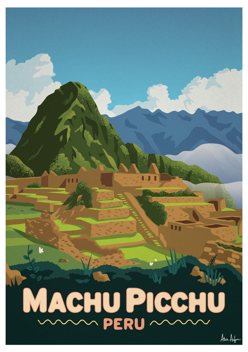 affiche-voyage-alex-asfour-machu-picchu-1