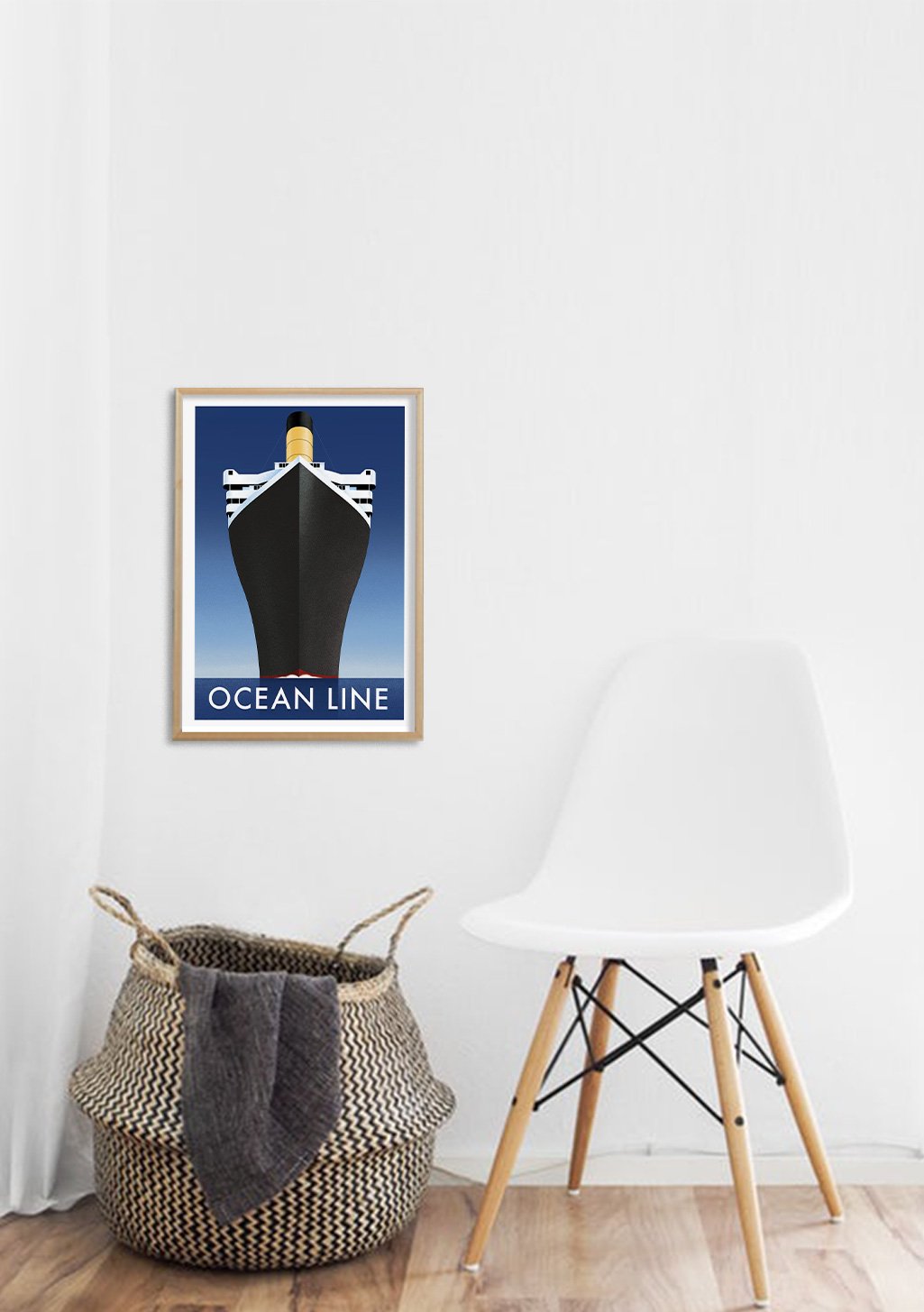 Affichage du navire de la ligne océanique