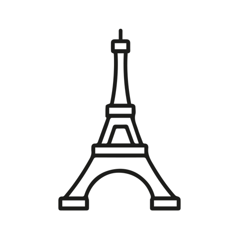 Tour Eiffel, Paris, France, icône, noir et blanc, monument, symbole, architecture, tour, célèbre,ématique, art déco