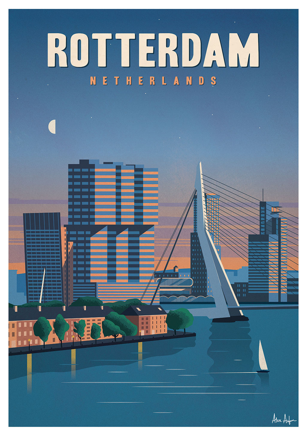 affiche-villes-alex-asfour-rotterdam-1