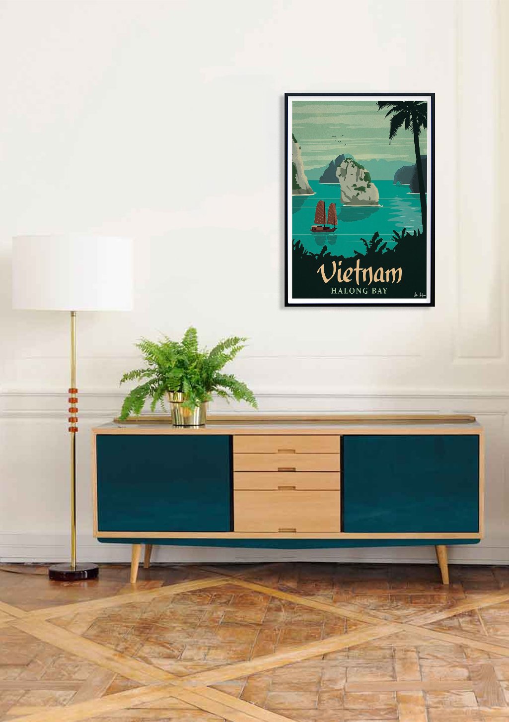Poster Vietnam Halong Baie