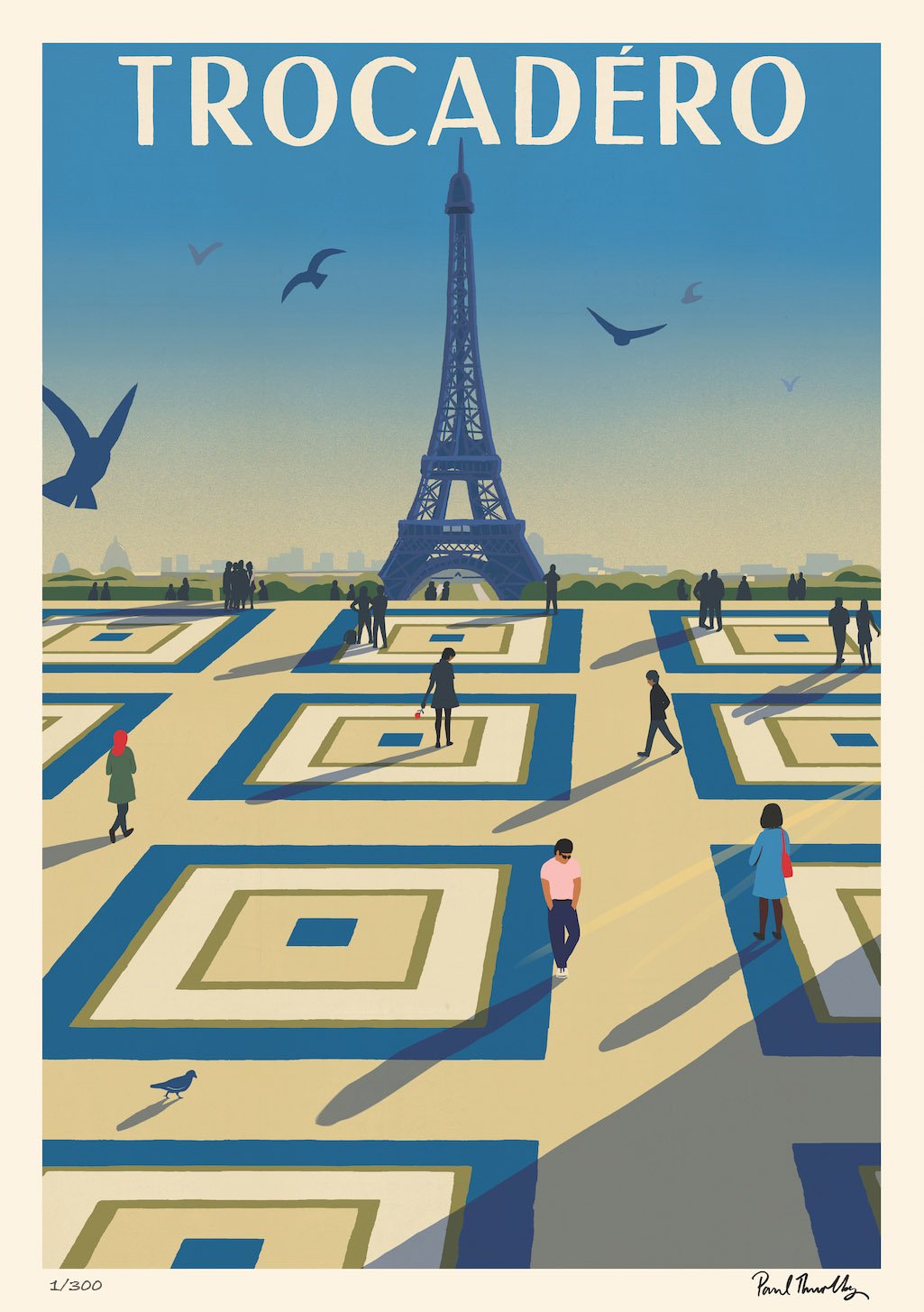 Affiche Trocadero - Paul Thurlby
