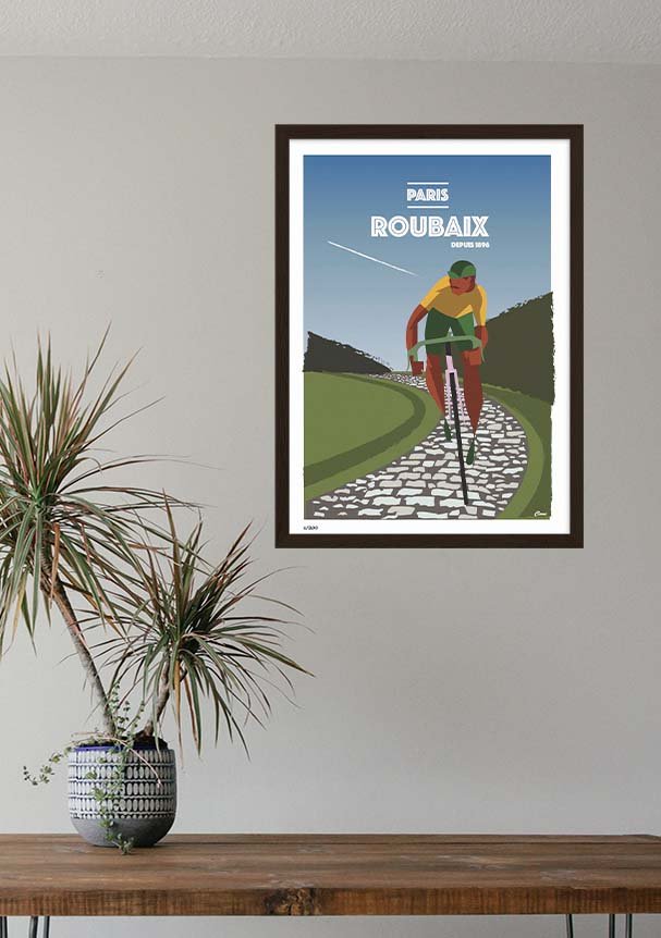 Cycliste, Montagne, Paris-Roubaix, Course cycliste, Route pavée, Couleurs vives