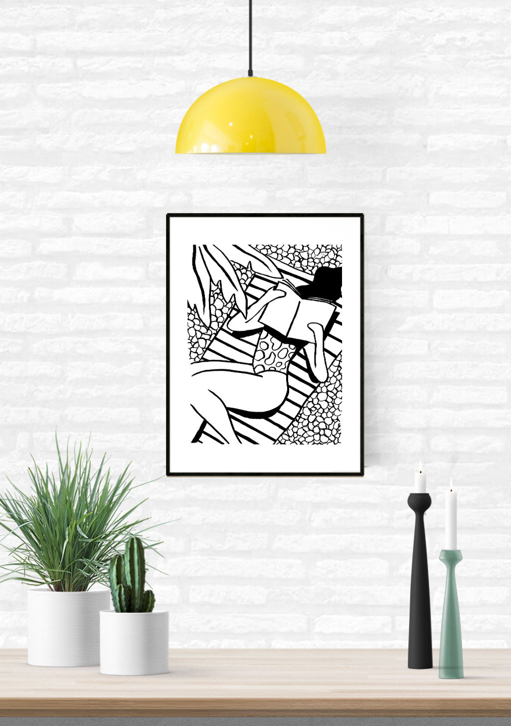 Art abstrait en noir et blanc, formes géométriques, lignes stylisées