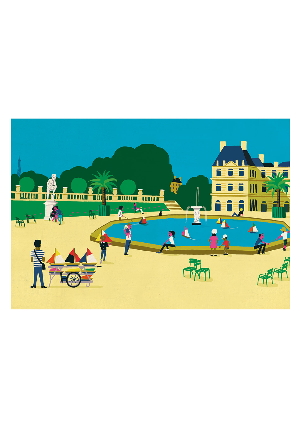 affiche-paris-paul-thurlby-jardin-du-luxembourg-1