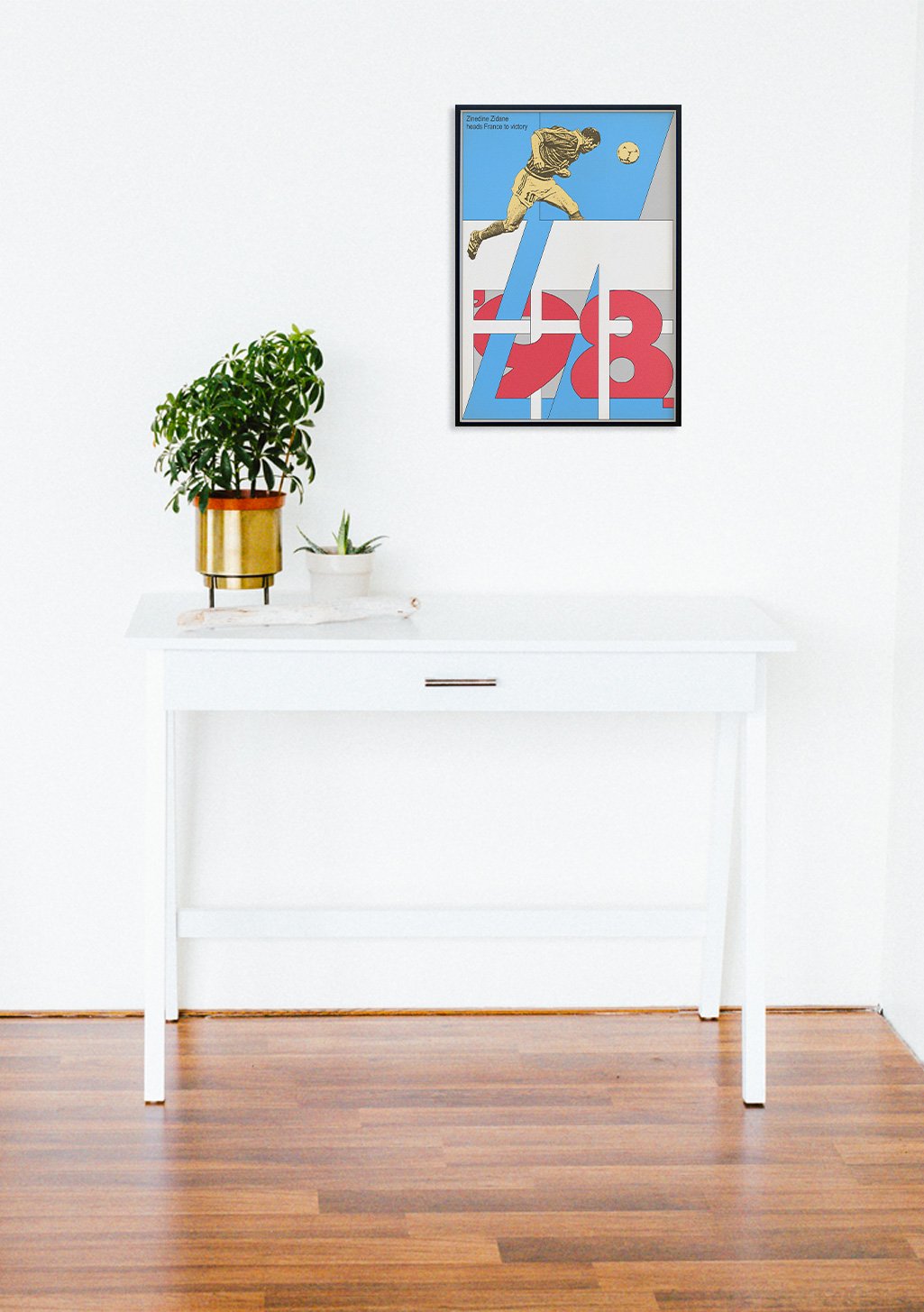 Baseball, joueur, balle, couleurs vives, rouge, bleu, blanc, moderne, art, mur, cadre, maison