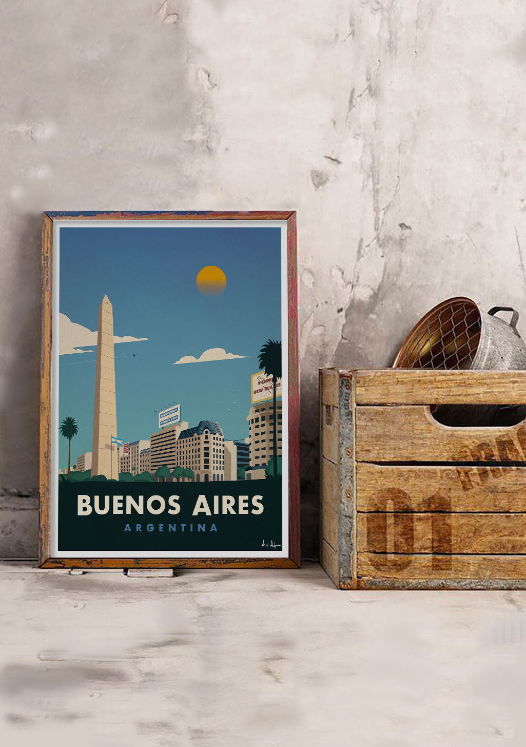 Buenos Aires, Argentine, Obélisque, Ville, Soleil, Ciel Bleu