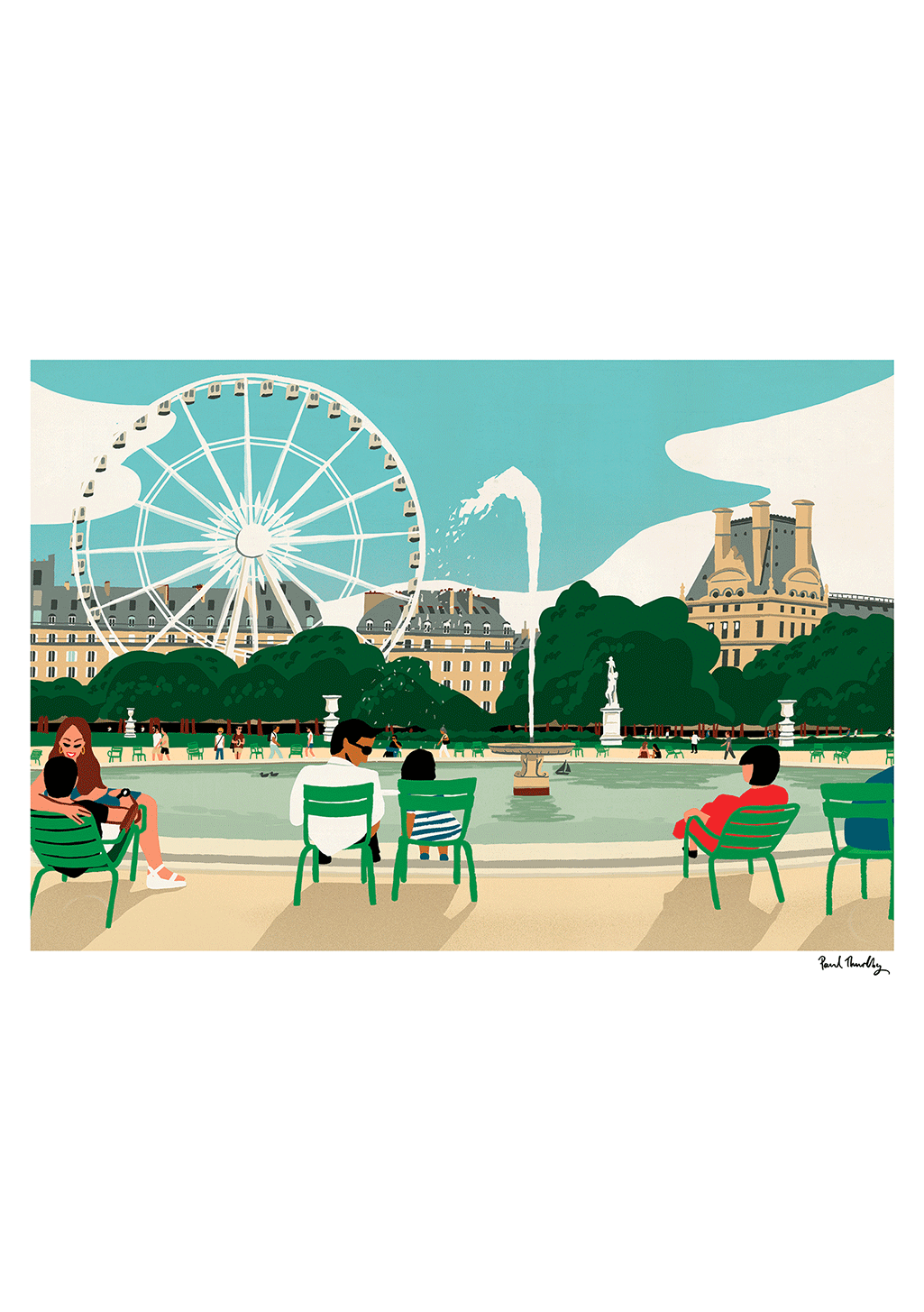 affiche-paris-paul-thurlby-tuileries-1