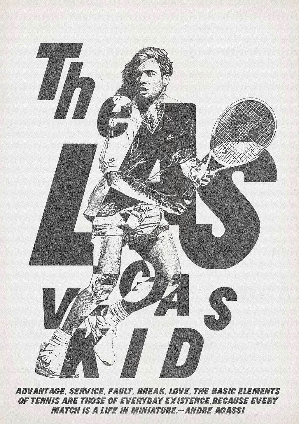 Tennis, Jeune, Jeu, Élémentaire, Vie, Match, Miniature, Agassi, Citation, Sport, Avantage, Service