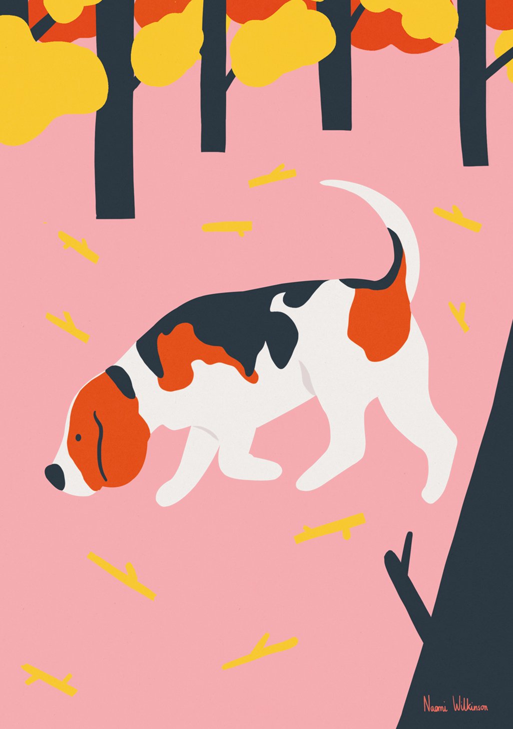 affiche-animaux-marcel-et-joachim-beagle-naomi-wilkinson-1