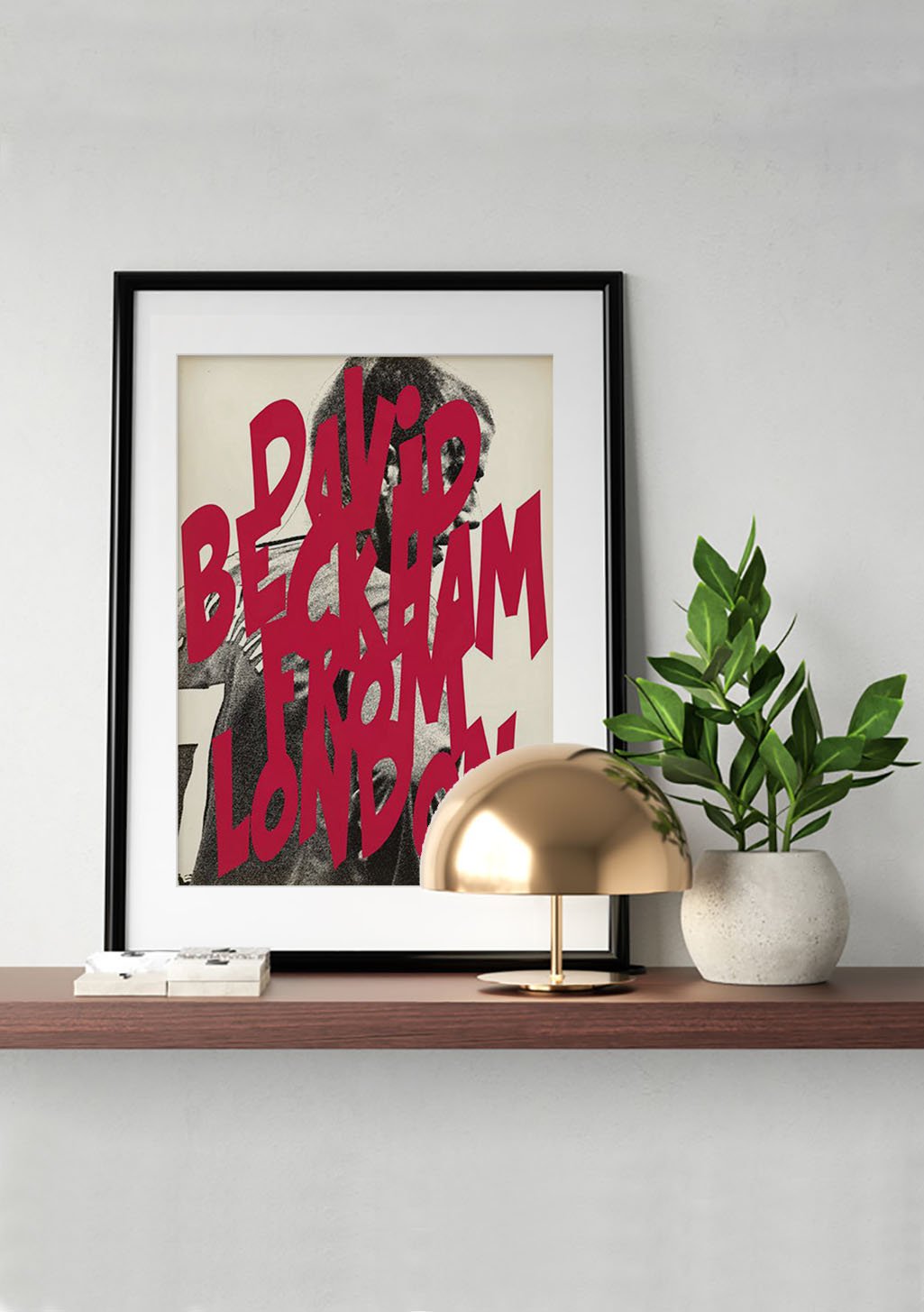 Poster David Beckham de Londres