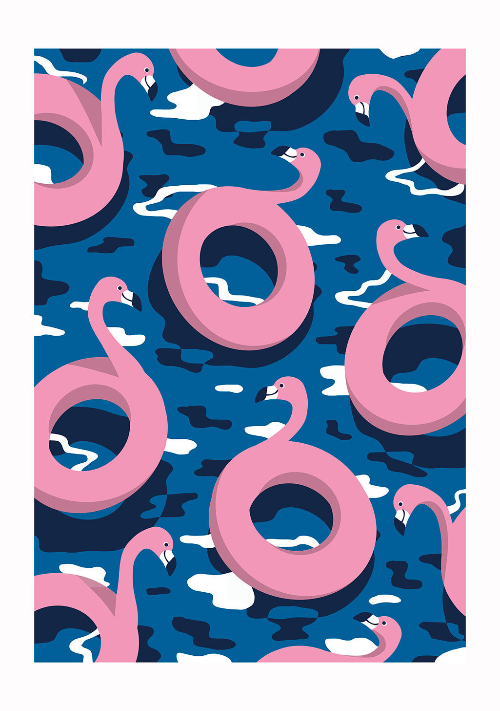 Affiche-animaux-quentin-monge-flamingo-party-2-1
