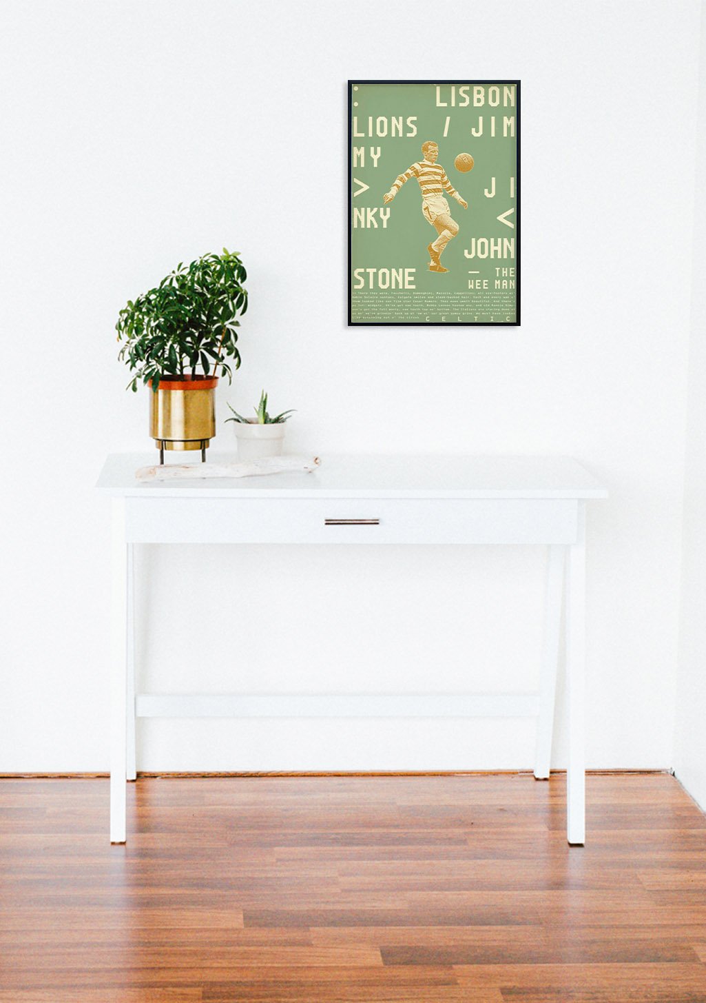 Poster de football Lisbon Lions John Stone