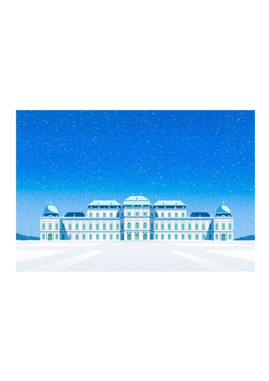 affiche-voyage-julie-guillem-palais-du-belvedere-1