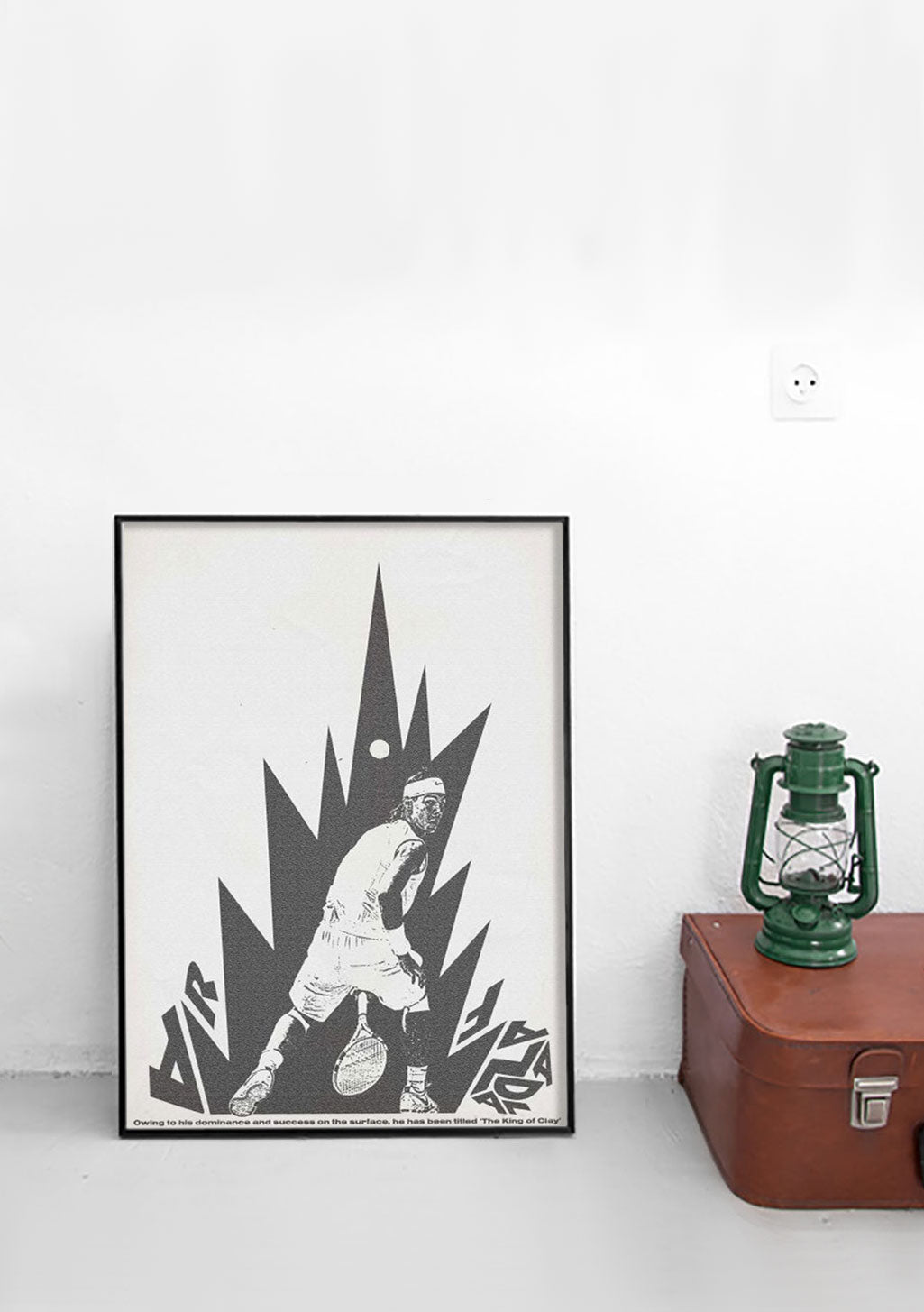 Tennis Joueur Action Dynamique Poster