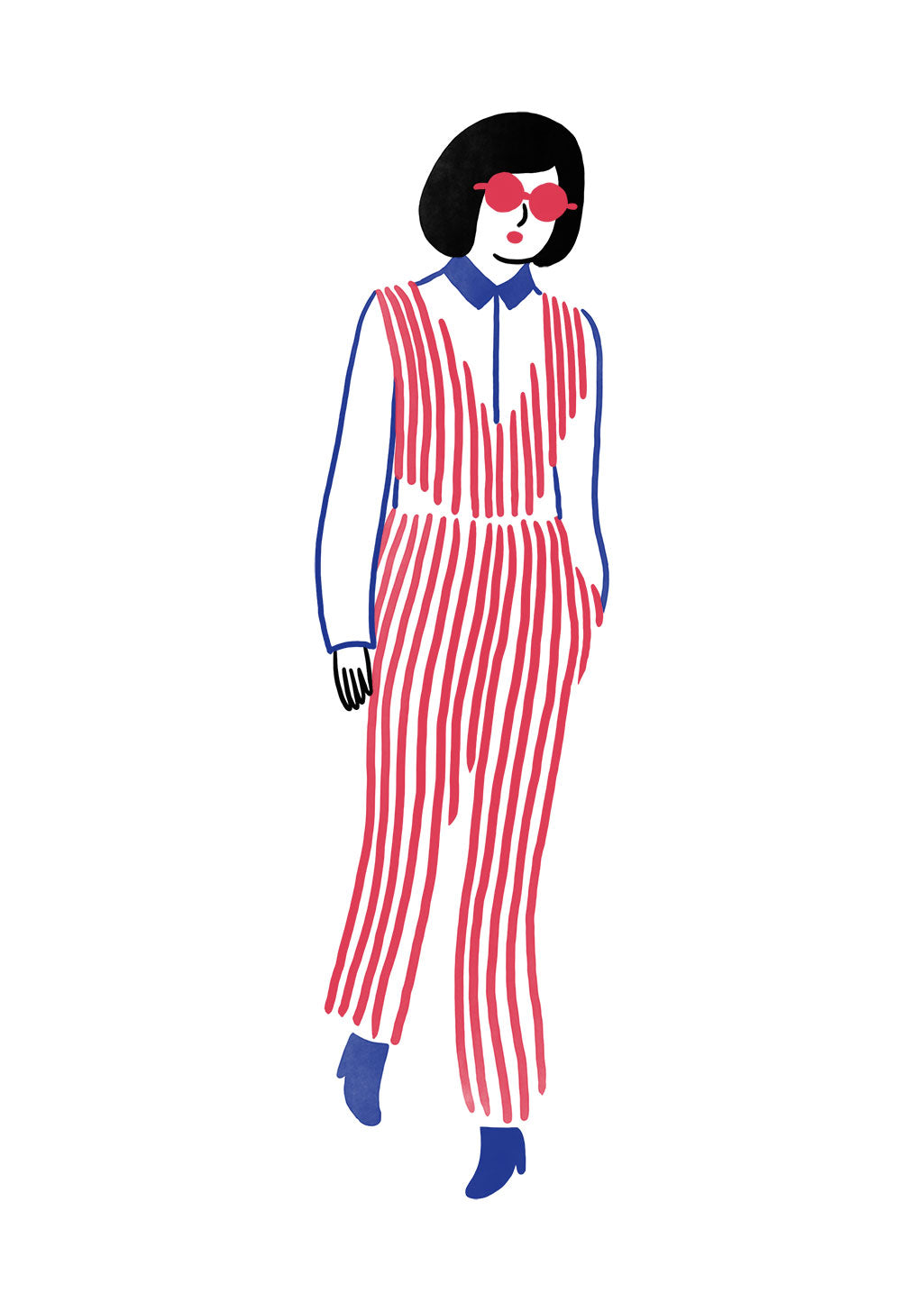 affiche-humour-agathe-sorlet-stripes-girl-2-1