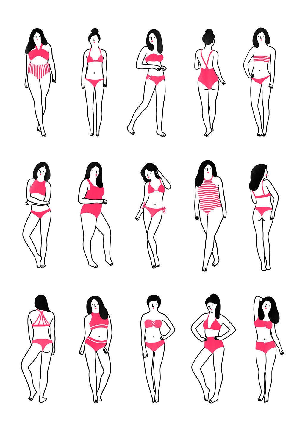 affiche-humour-agathe-sorlet-swimsuits-1