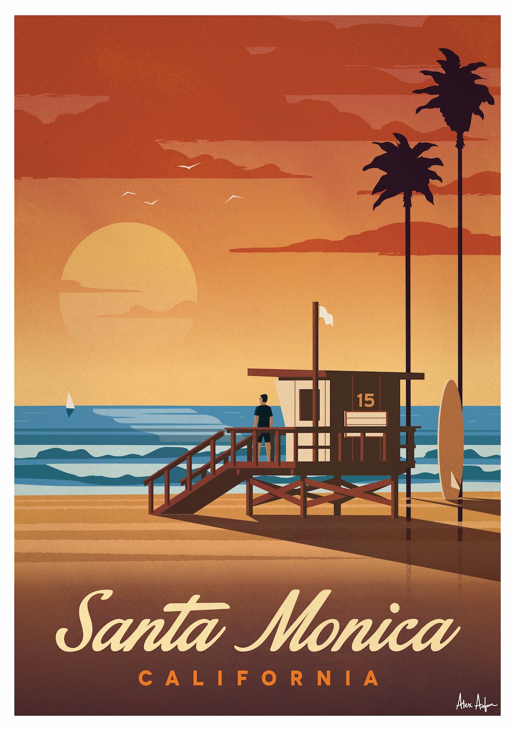 affiche-villes-alex-asfour-santa-monica-1