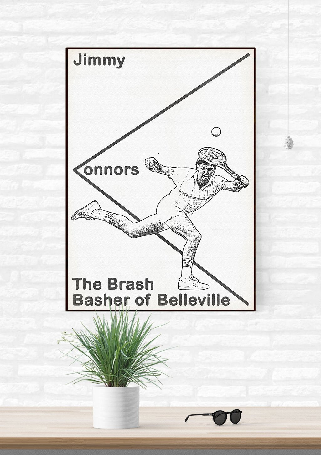 Baseball, Jimmy, Onnors, Brash, Basher, Belleville, Lanceur, Sportif, Action, Dessin, Mur, Plante