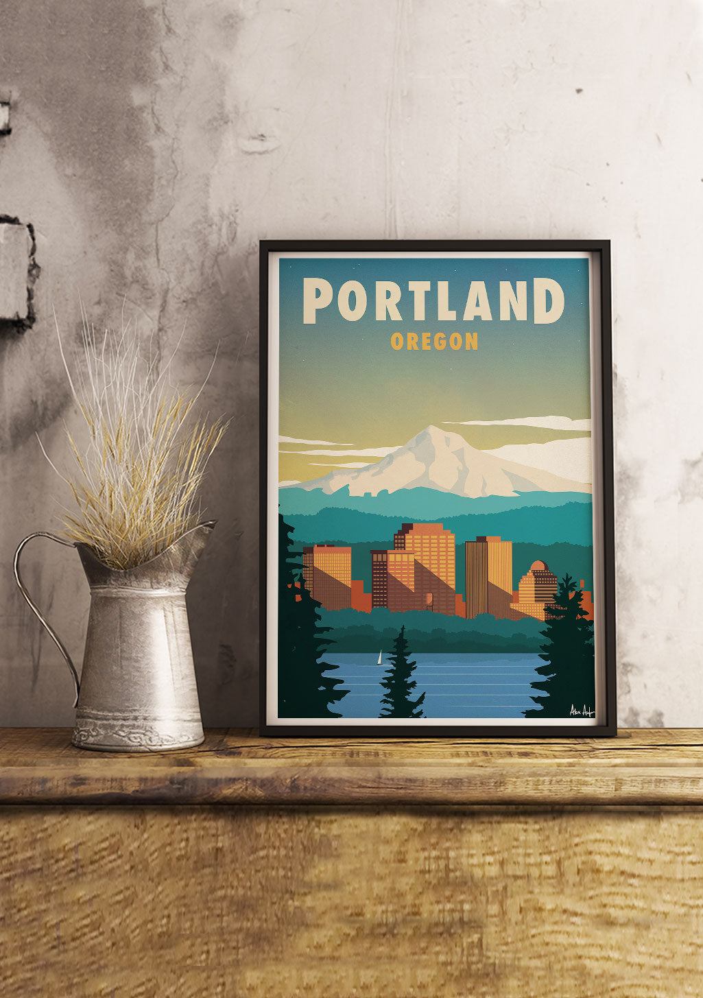 Portland Oregon Ville Montagne Nature