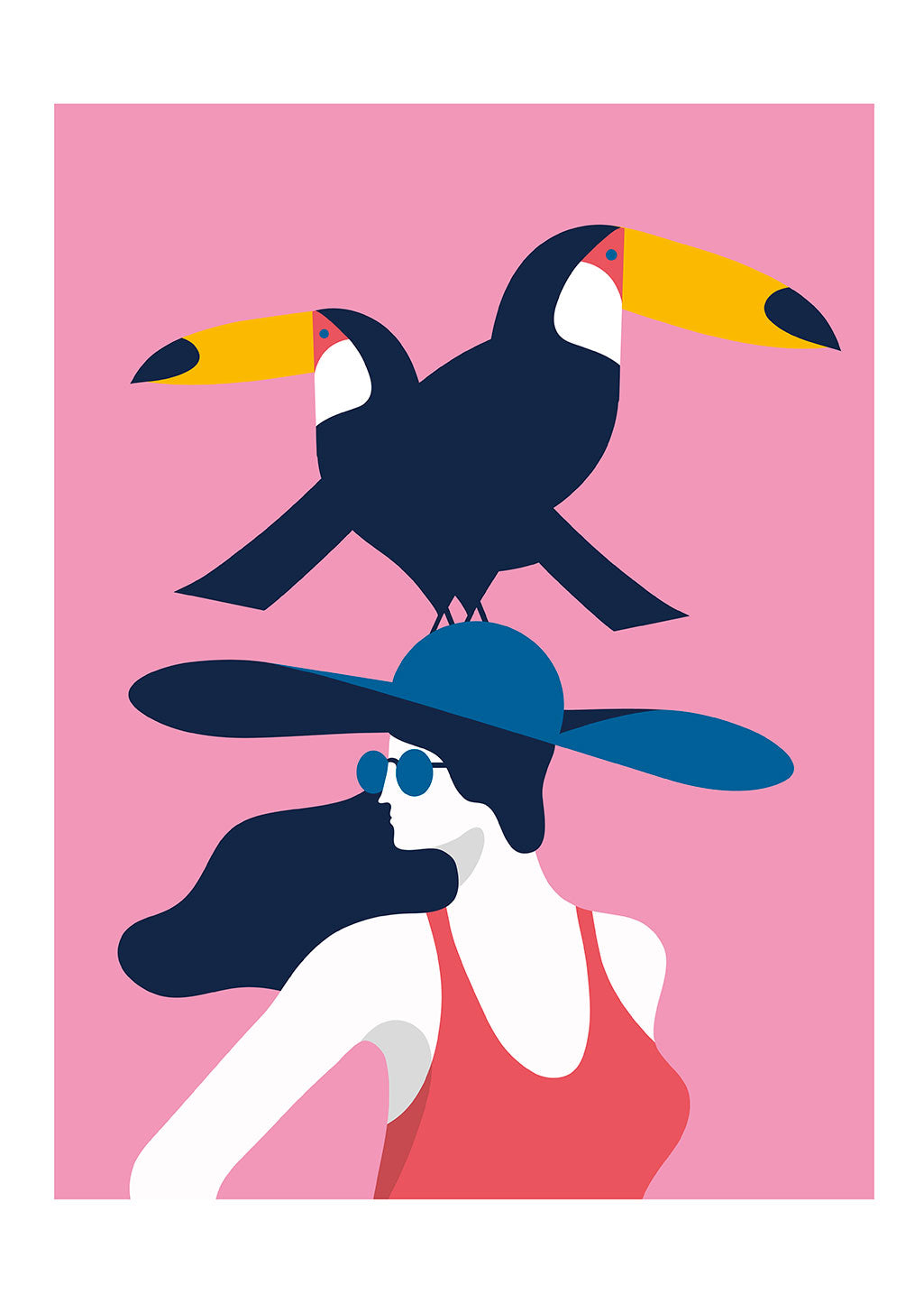 Affiche-animaux-quentin-monge-toucan-lady-1
